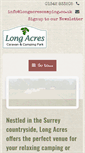 Mobile Screenshot of longacrescamping.co.uk